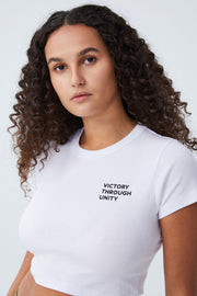 Athlete Ally Micro Crop Tee
